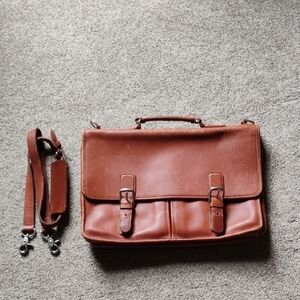 COACH 🇺🇲 USA 🇺🇲 Full Grain Leather Laptop Messenger Bag